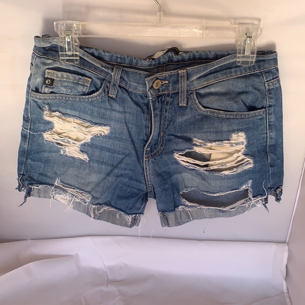 KanCan ripped jean shorts, fits small